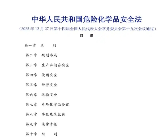 5 月 1 日起施行!《危险化学品安全法》与老条例核心区别全解析