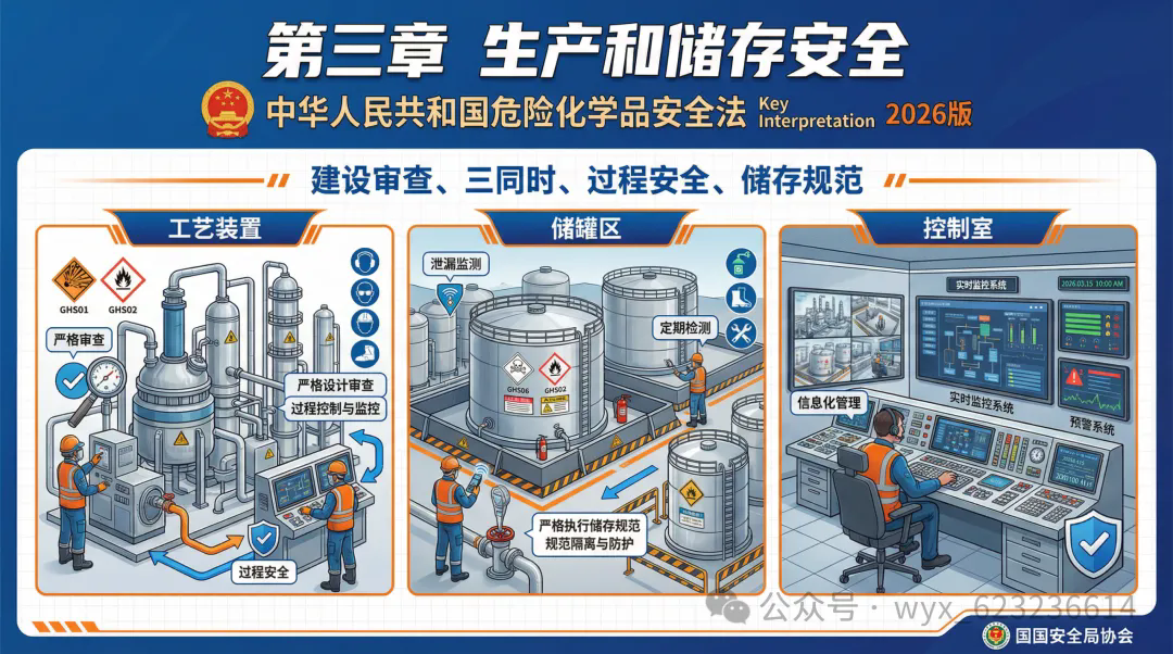 图解-中华人民共和国危险化学品安全法 第三章生产和储存安全