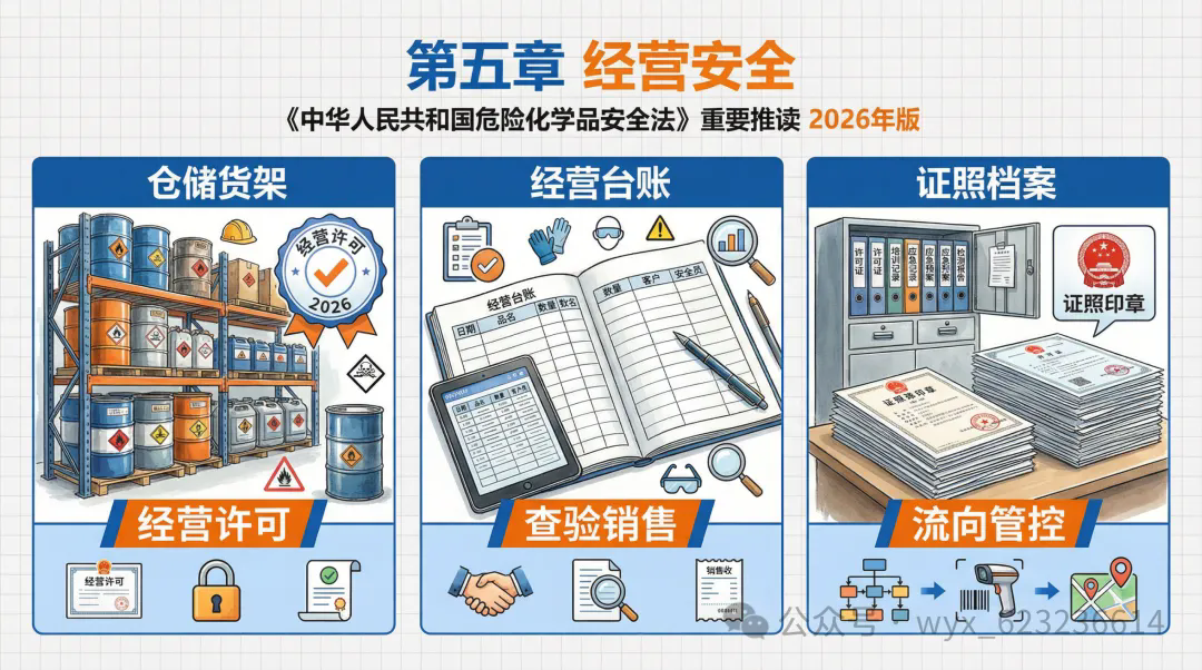 图解-中华人民共和国危险化学品安全法 第五章经营安全