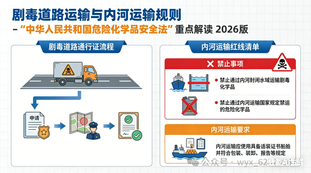 图解-中华人民共和国危险化学品安全法 第六章运输安全