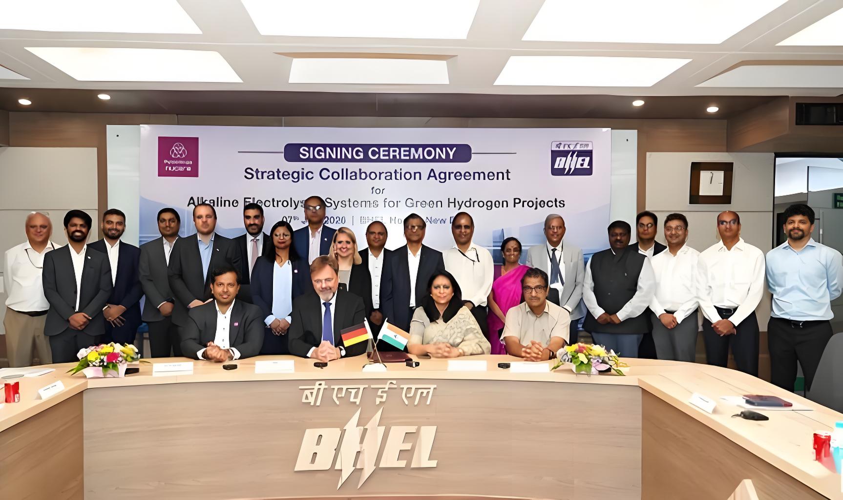 蒂森克虏伯新纪元联手BHEL,在印度本地造电解槽