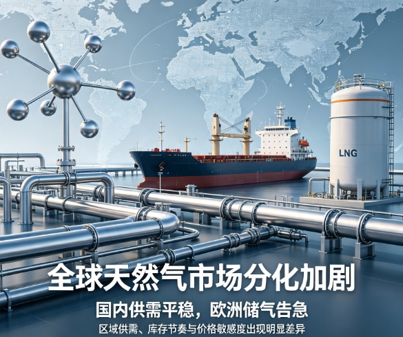 全球天然气市场分化加剧:国内供需平稳,欧洲储气告急