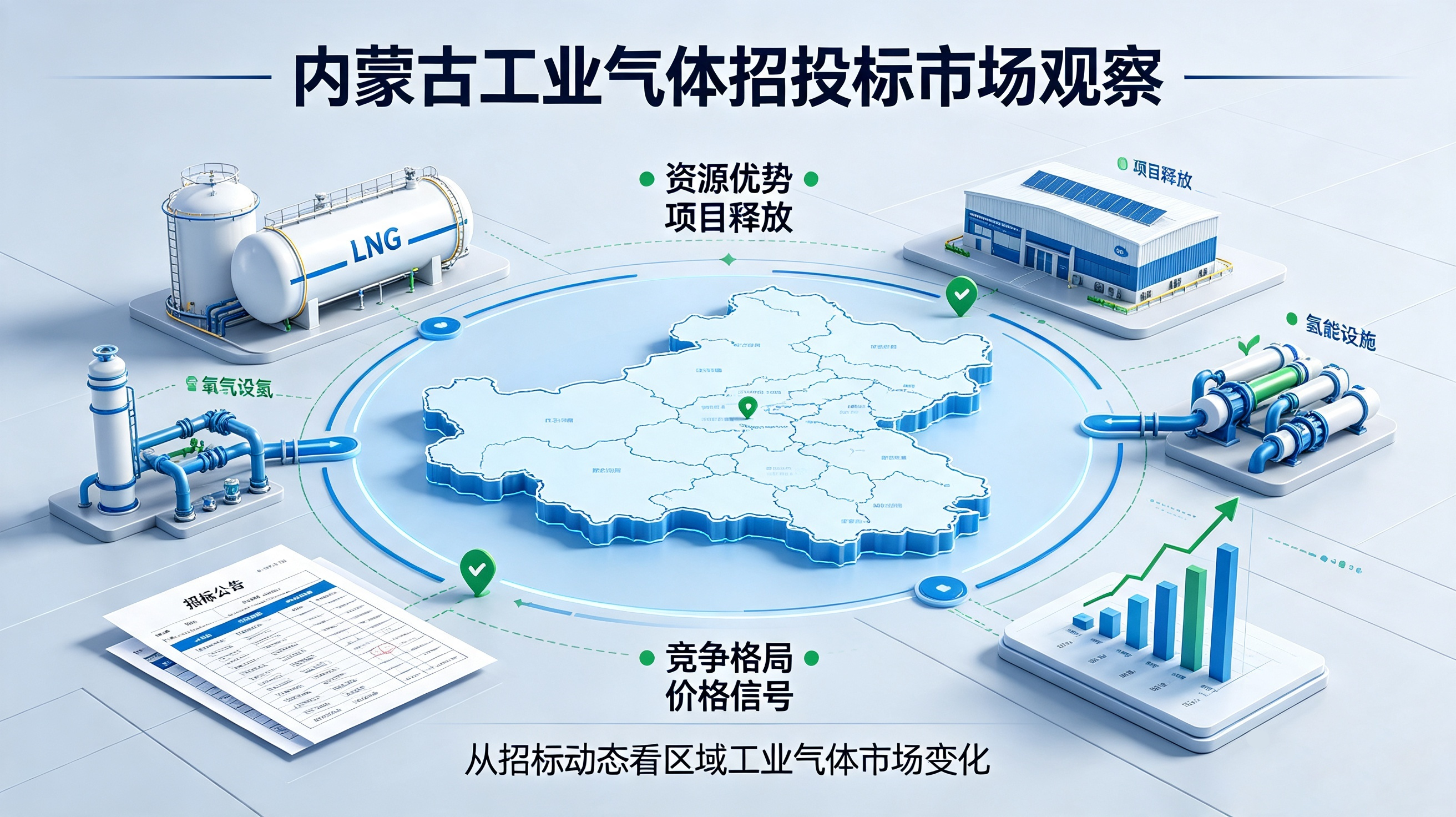 内蒙古工业气体招投标市场观察：氧气采购价格与中标格局解析