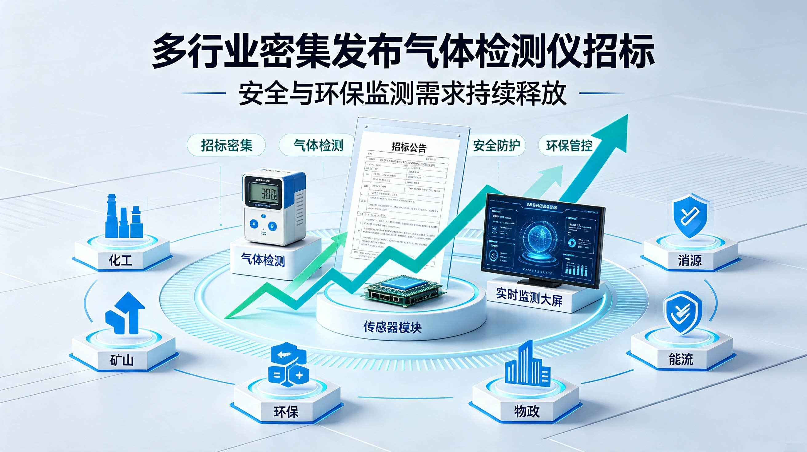 多行业密集发布气体检测仪招标，安全与环保监测需求持续释放