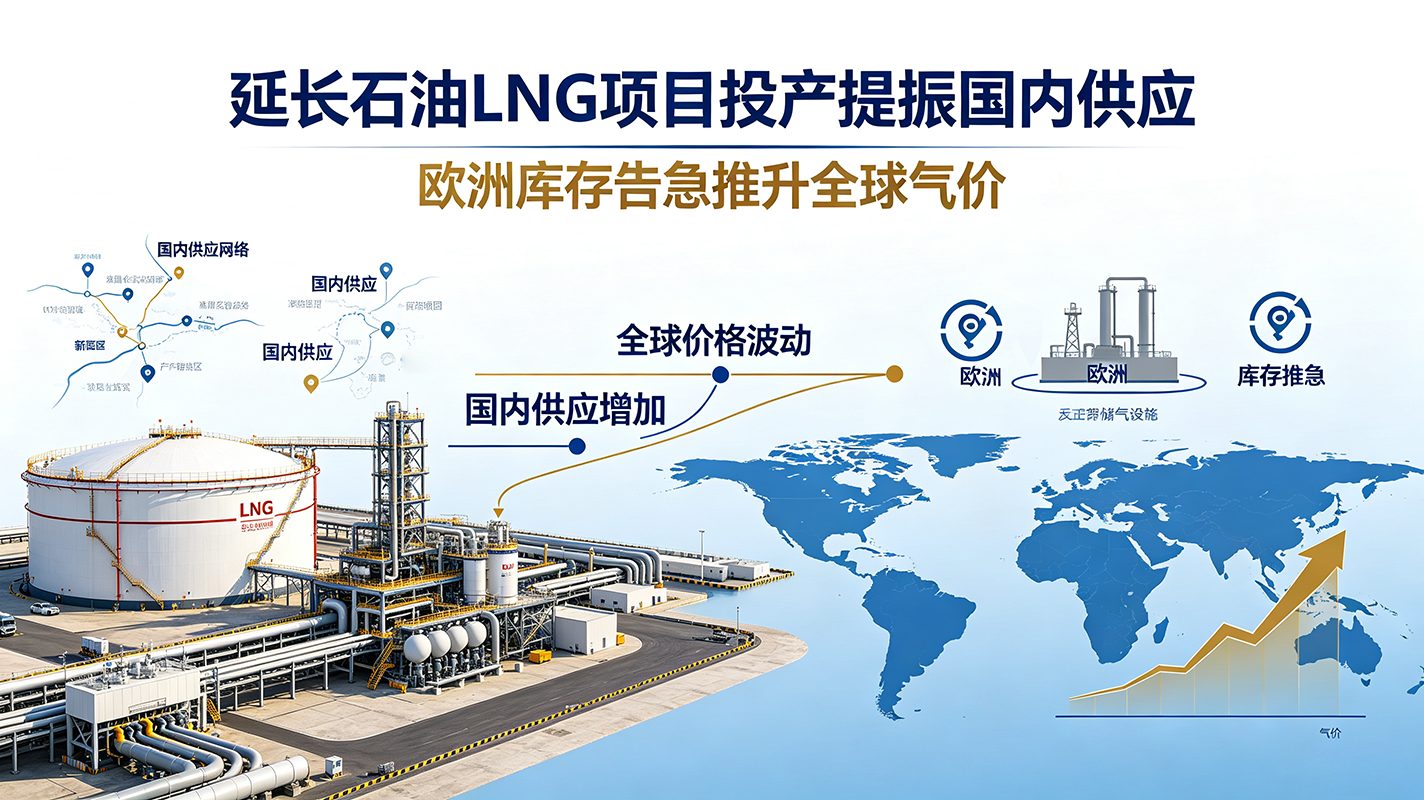 延长石油LNG项目投产提振国内供应,欧洲库存告急推升全球气价
