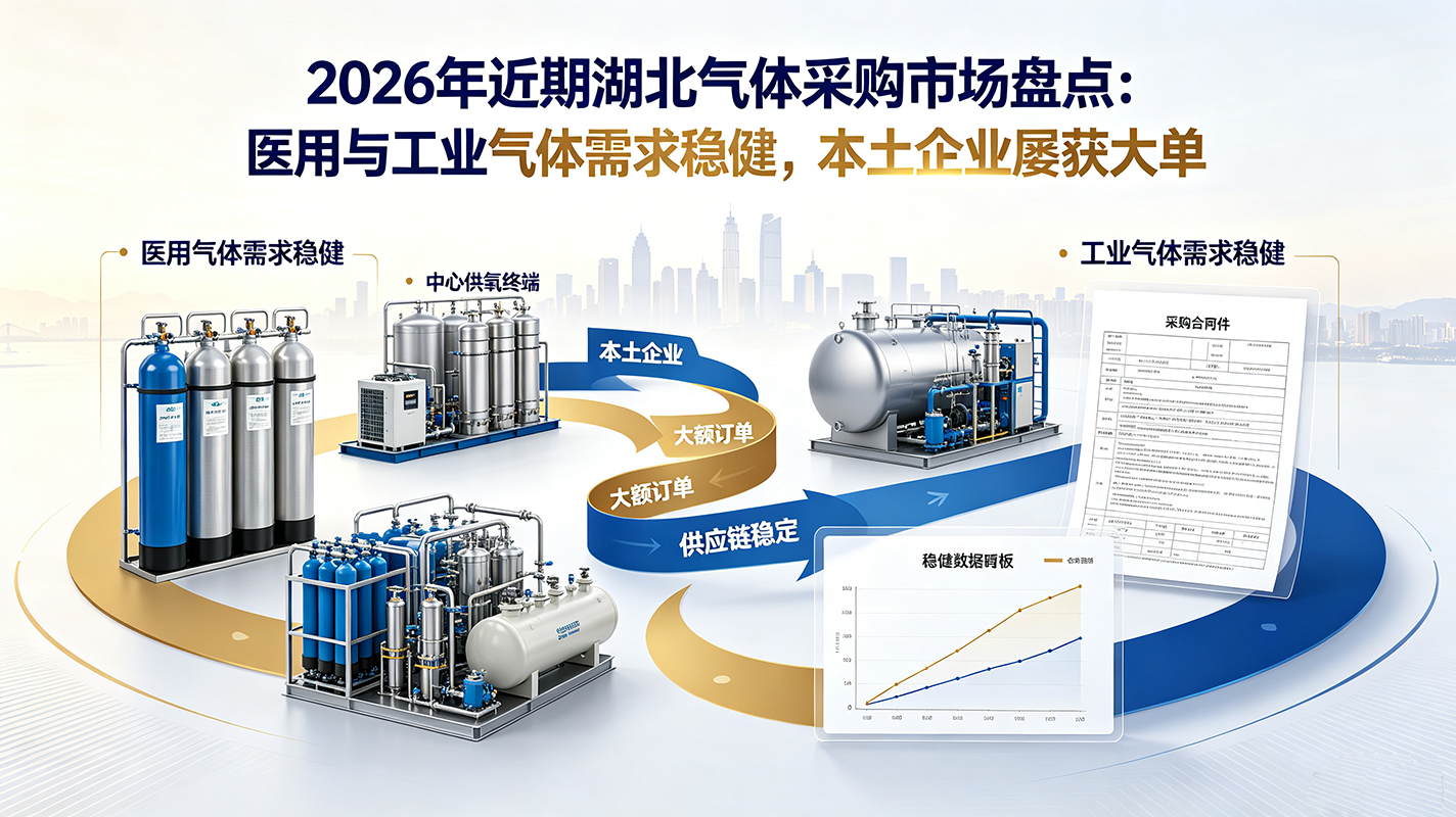 2026年近期湖北气体采购市场盘点：医用与工业气体需求稳健，本土企业屡获大单