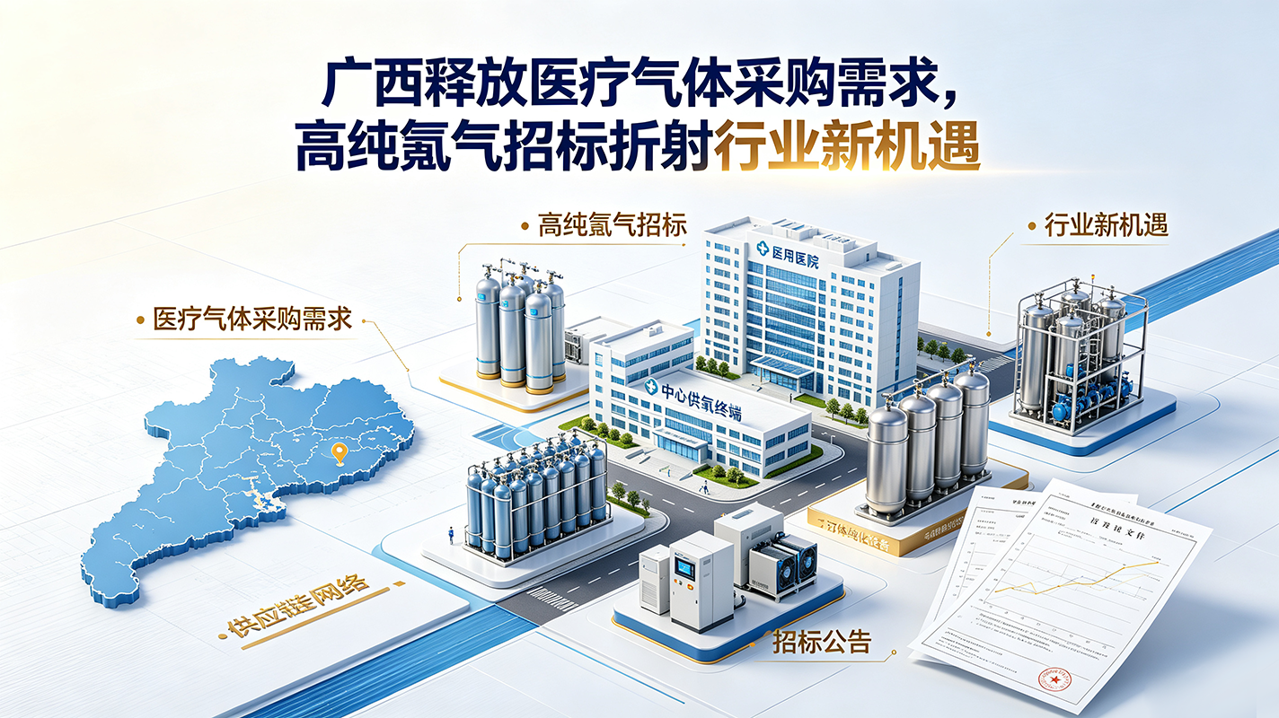 广西释放医疗气体采购需求,高纯氩气招标折射行业新机遇