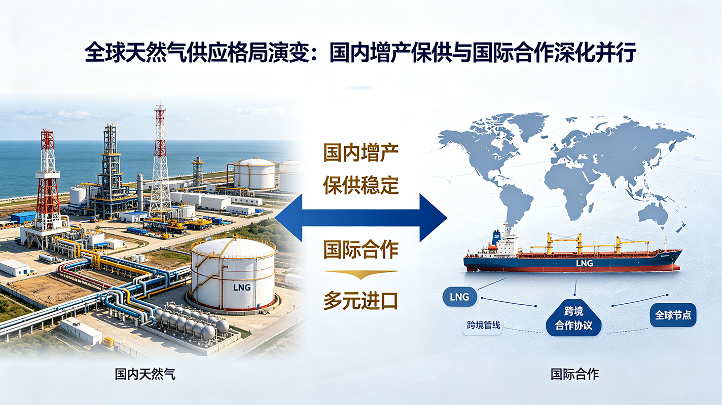 全球天然气供应格局演变:国内增产保供与国际合作深化并行