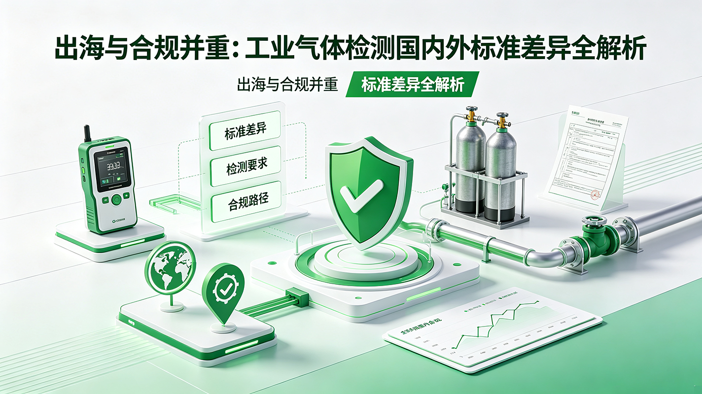 出海与合规并重：工业气体检测国内外标准差异全解析