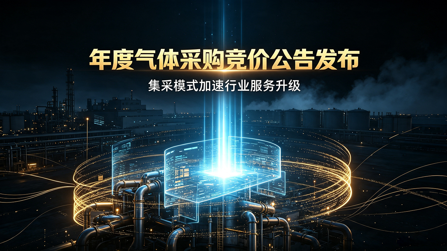2026年度气体采购竞价公告发布，集采模式加速行业服务升级
