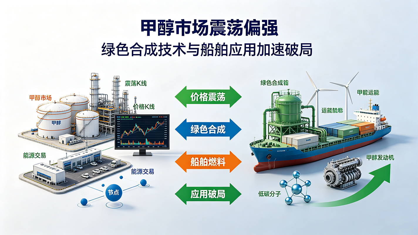 甲醇市场震荡偏强,绿色合成技术与船舶应用加速破局