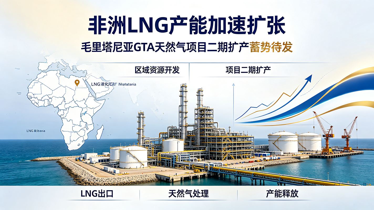 非洲LNG产能加速扩张,毛里塔尼亚GTA天然气项目二期扩产蓄势待发
