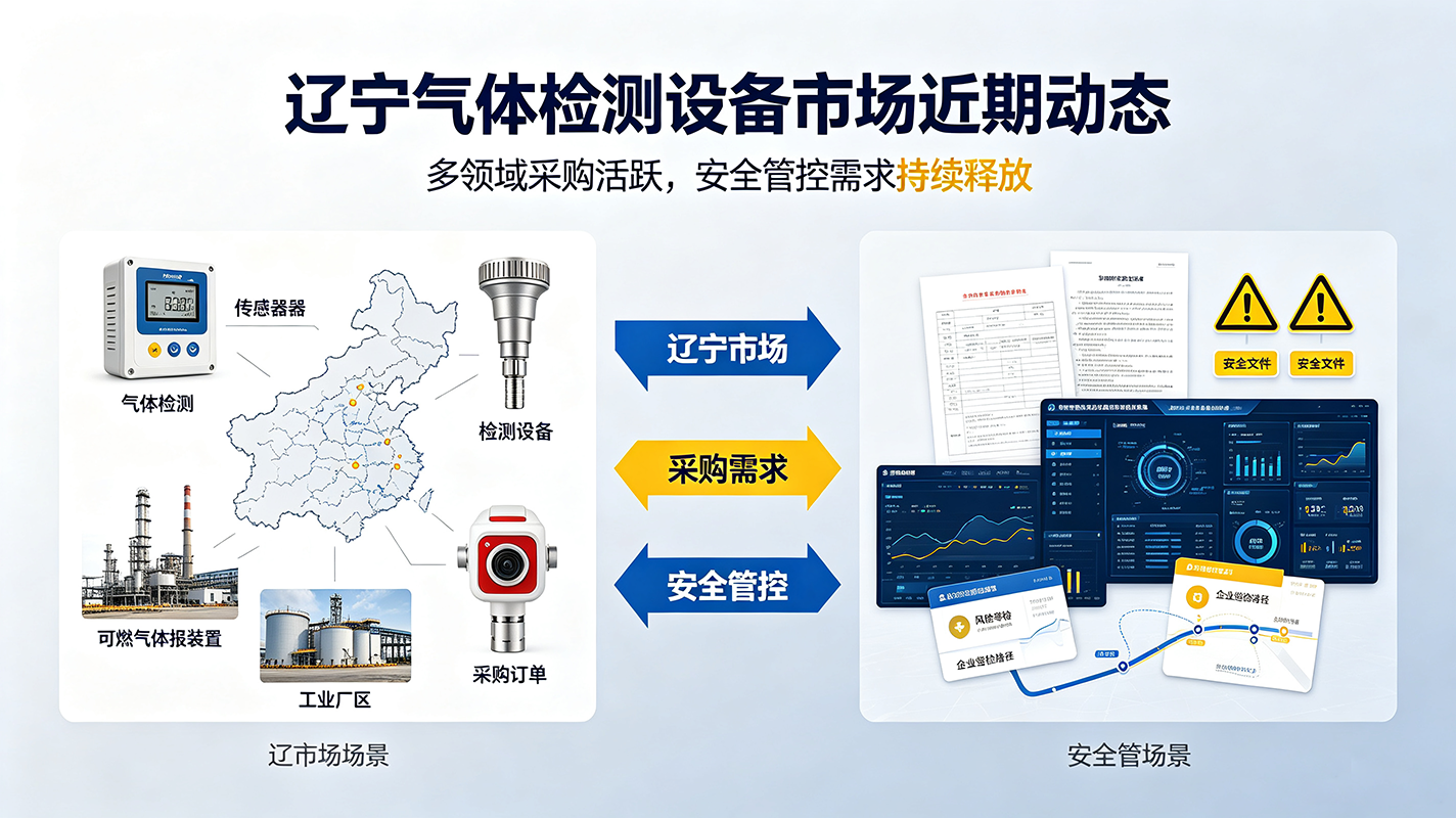 辽宁气体检测设备市场近期动态:多领域采购活跃,安全管控需求持续释放