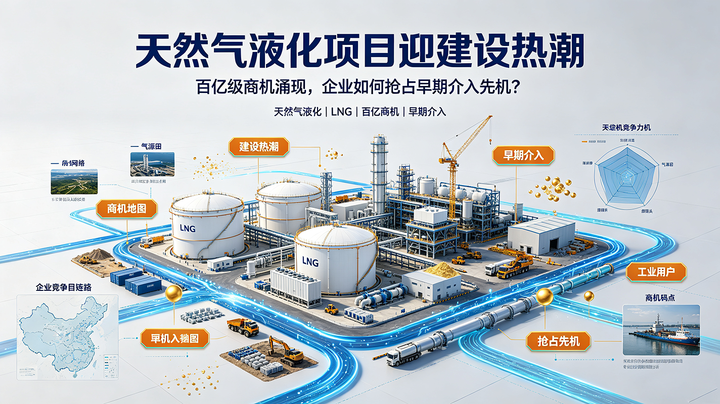 天然气液化项目迎建设热潮：百亿级商机涌现，企业如何抢占早期介入先机？
