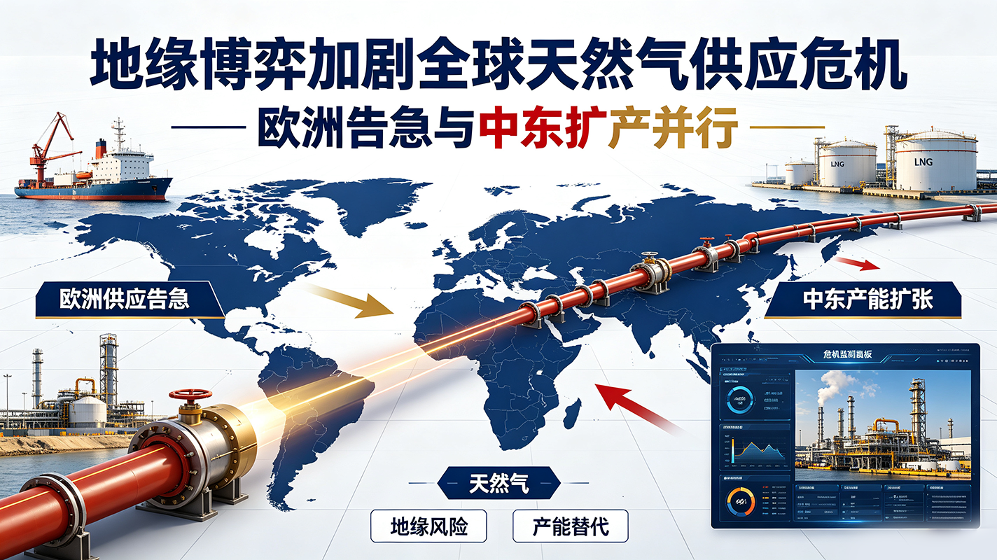 地缘博弈加剧全球天然气供应危机,欧洲告急与中东扩产并行