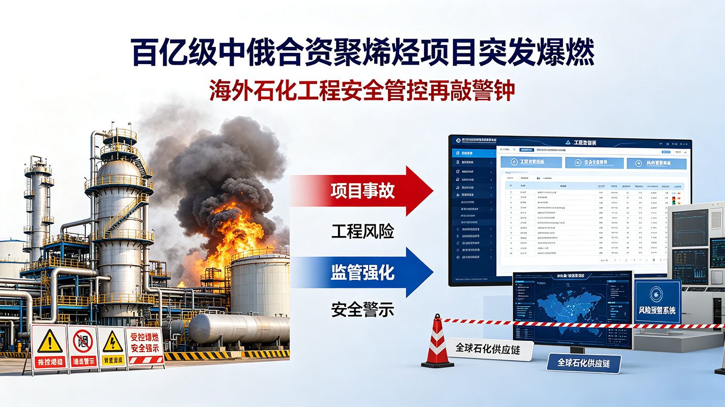 百亿级中俄合资聚烯烃项目突发爆燃,海外石化工程安全管控再敲警钟