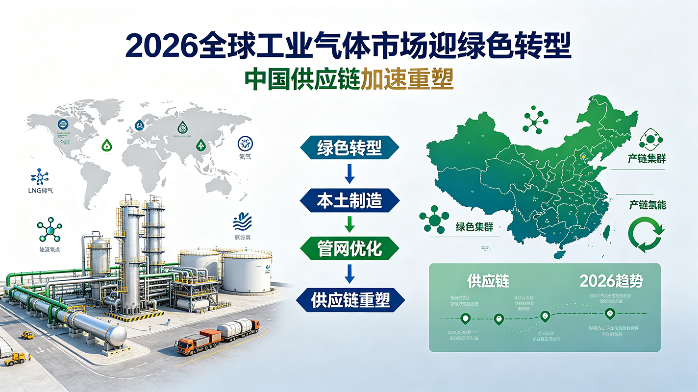 2026全球工业气体市场迎绿色转型，中国供应链加速重塑