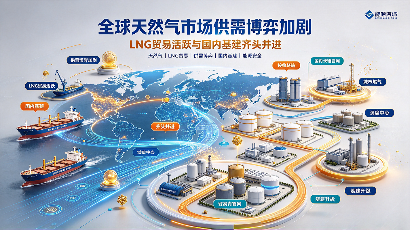 全球天然气市场供需博弈加剧，LNG贸易活跃与国内基建齐头并进