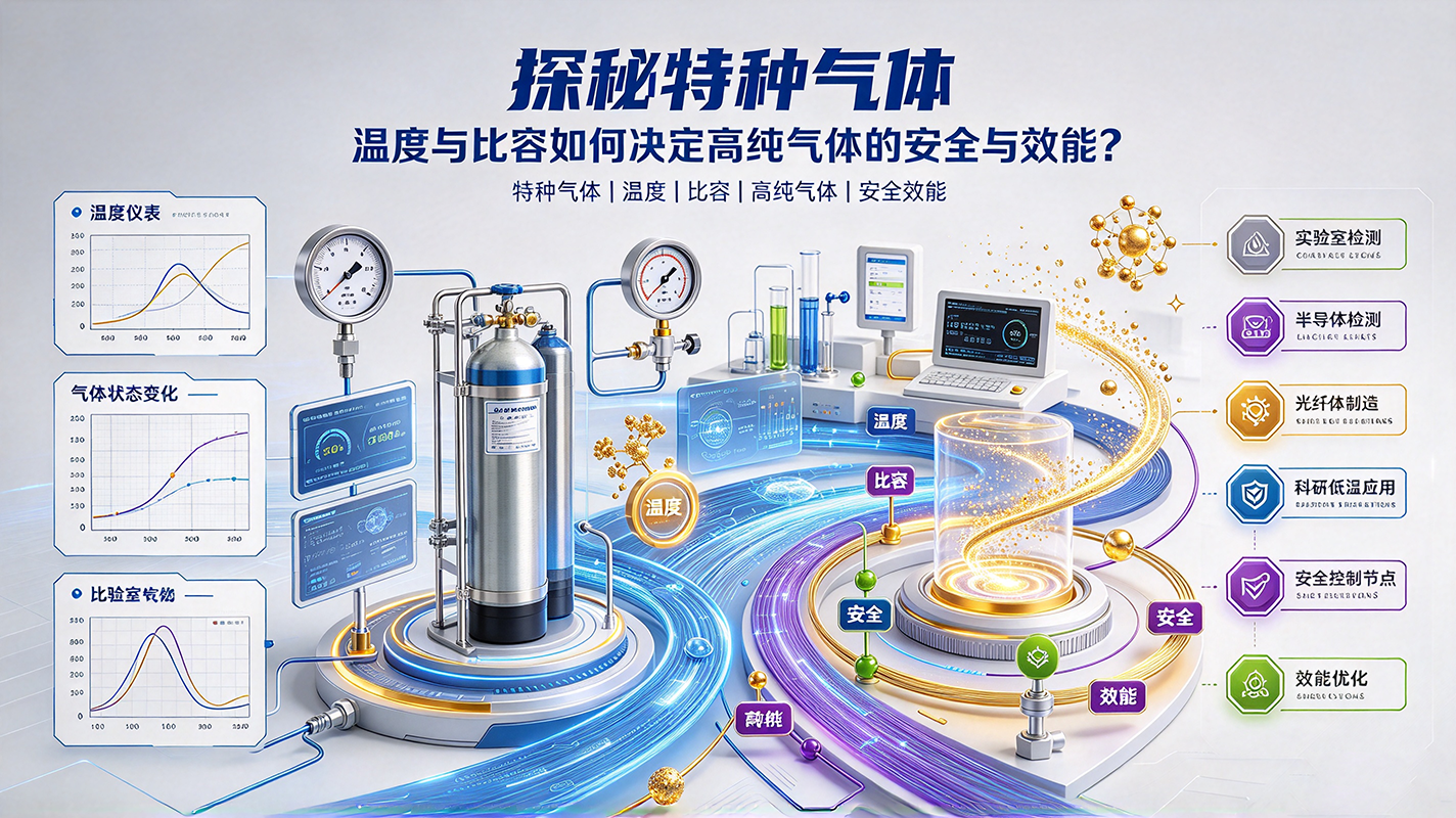 探秘特种气体:温度与比容如何决定高纯气体的安全与效能?