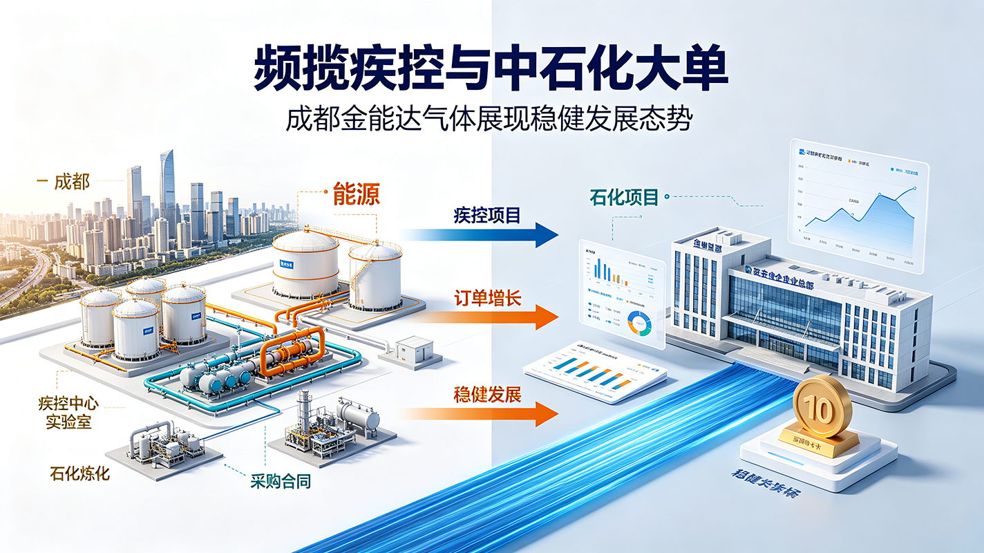 频揽疾控与中石化大单,成都金能达气体展现稳健发展态势