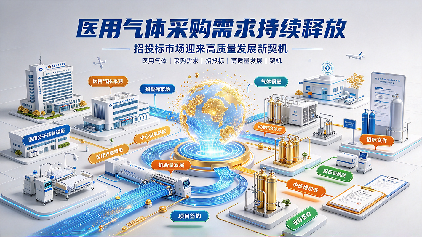 医用气体采购需求持续释放,招投标市场迎来高质量发展新契机