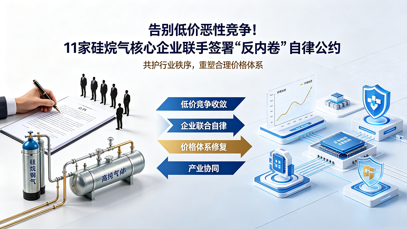 告别低价恶性竞争!11家硅烷气核心企业联手签署“反内卷”自律公约