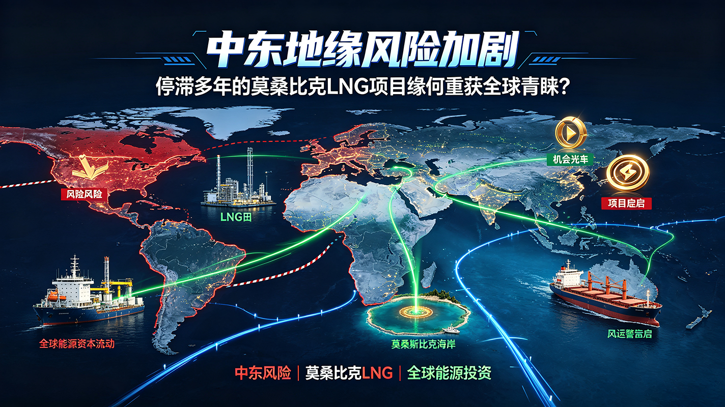 中东地缘风险加剧，停滞多年的莫桑比克LNG项目缘何重获全球青睐？