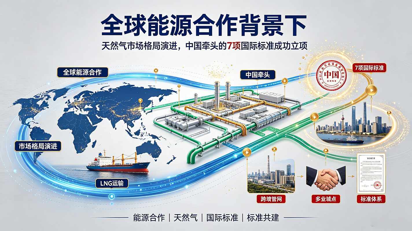 地缘博弈加剧天然气市场震荡,我国牵头7项国际标准立项