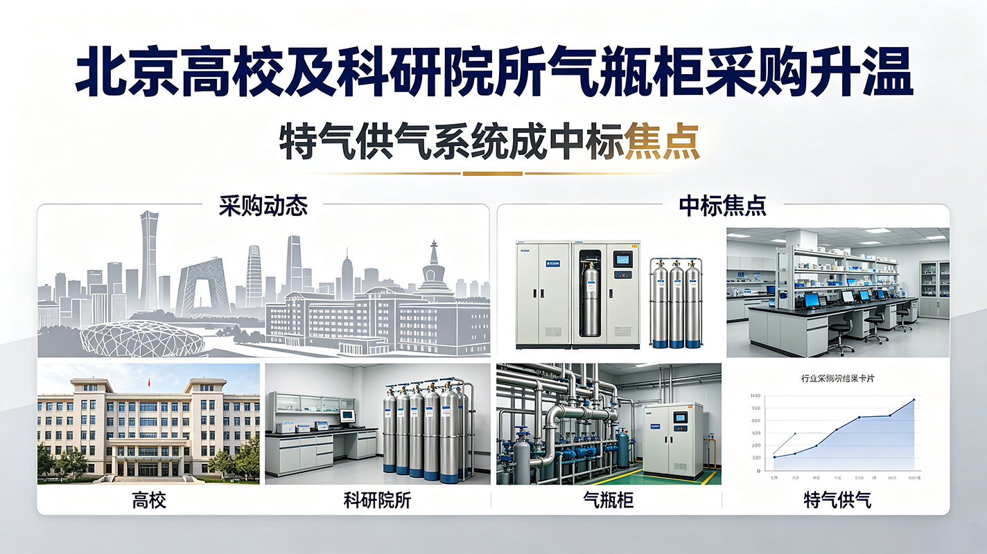 北京高校及科研院所气瓶柜采购升温,特气供气系统成中标焦点