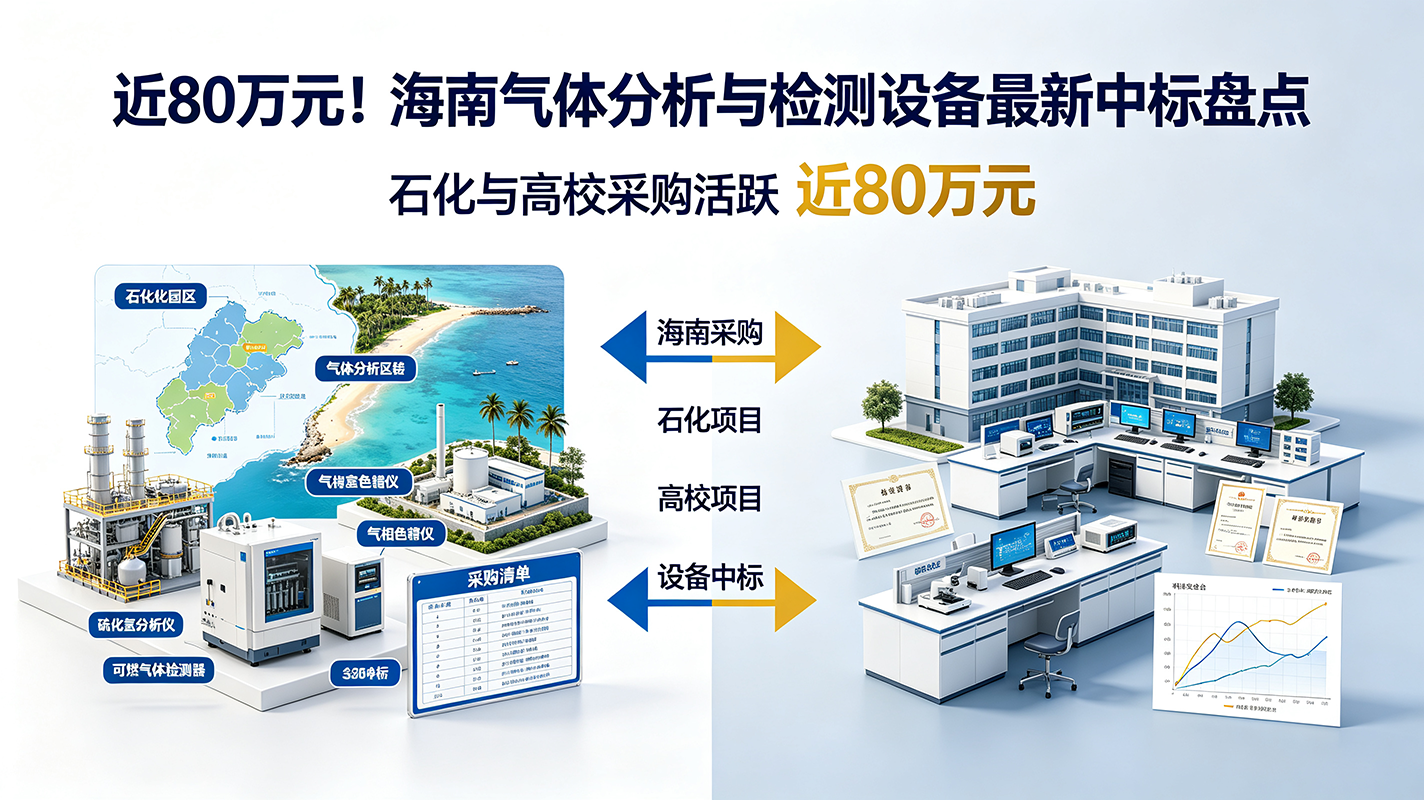 近80万元！海南气体分析与检测设备最新中标盘点，石化与高校采购活跃