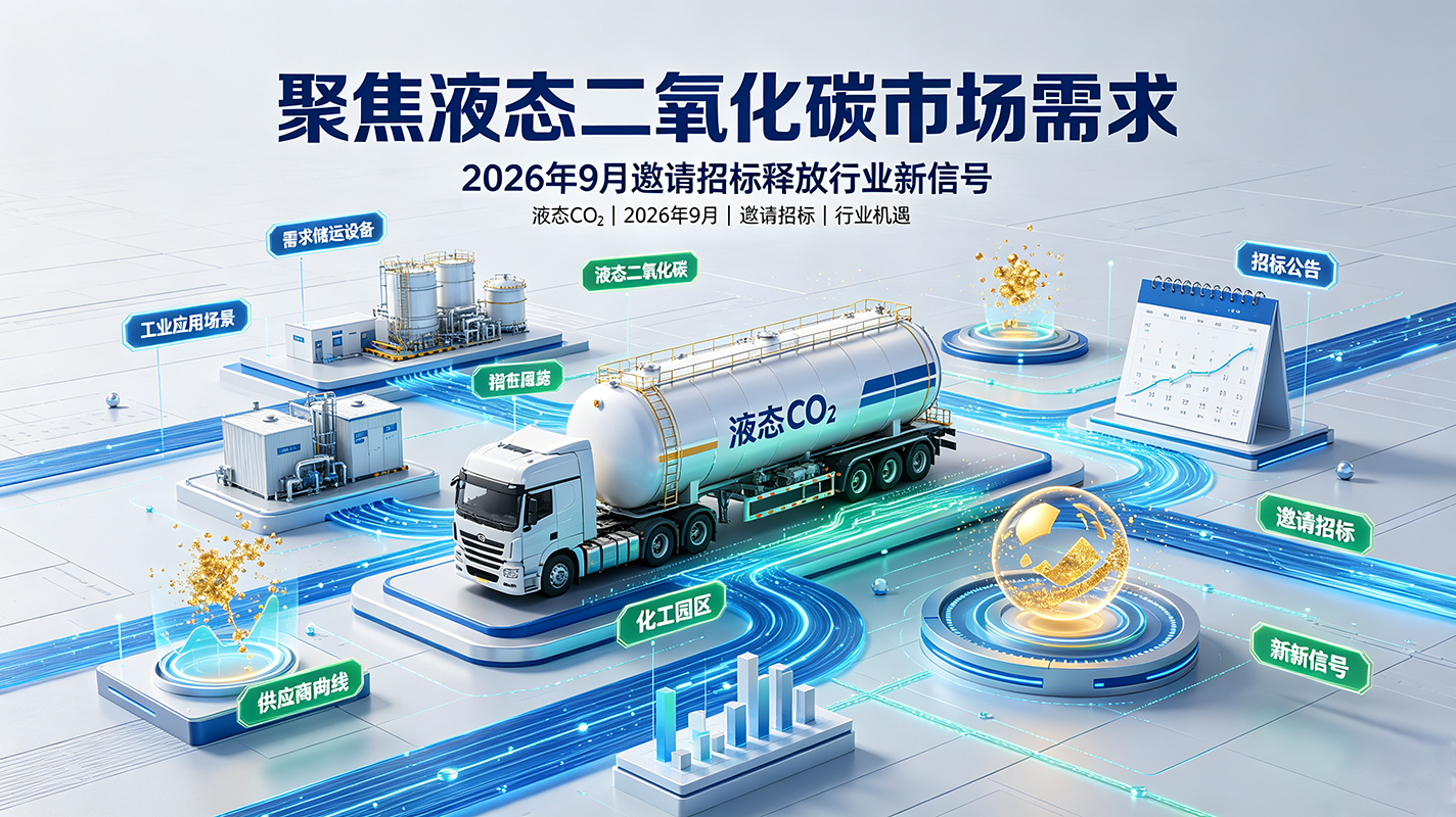 聚焦液态二氧化碳市场需求,2026年9月邀请招标释放行业新信号