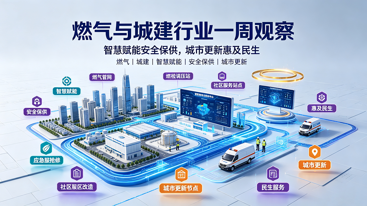 燃气与城建行业一周观察:智慧赋能安全保供,城市更新惠及民生