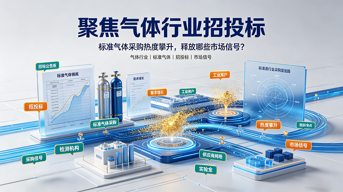 聚焦气体行业招投标:标准气体采购热度攀升,释放哪些市场信号?
