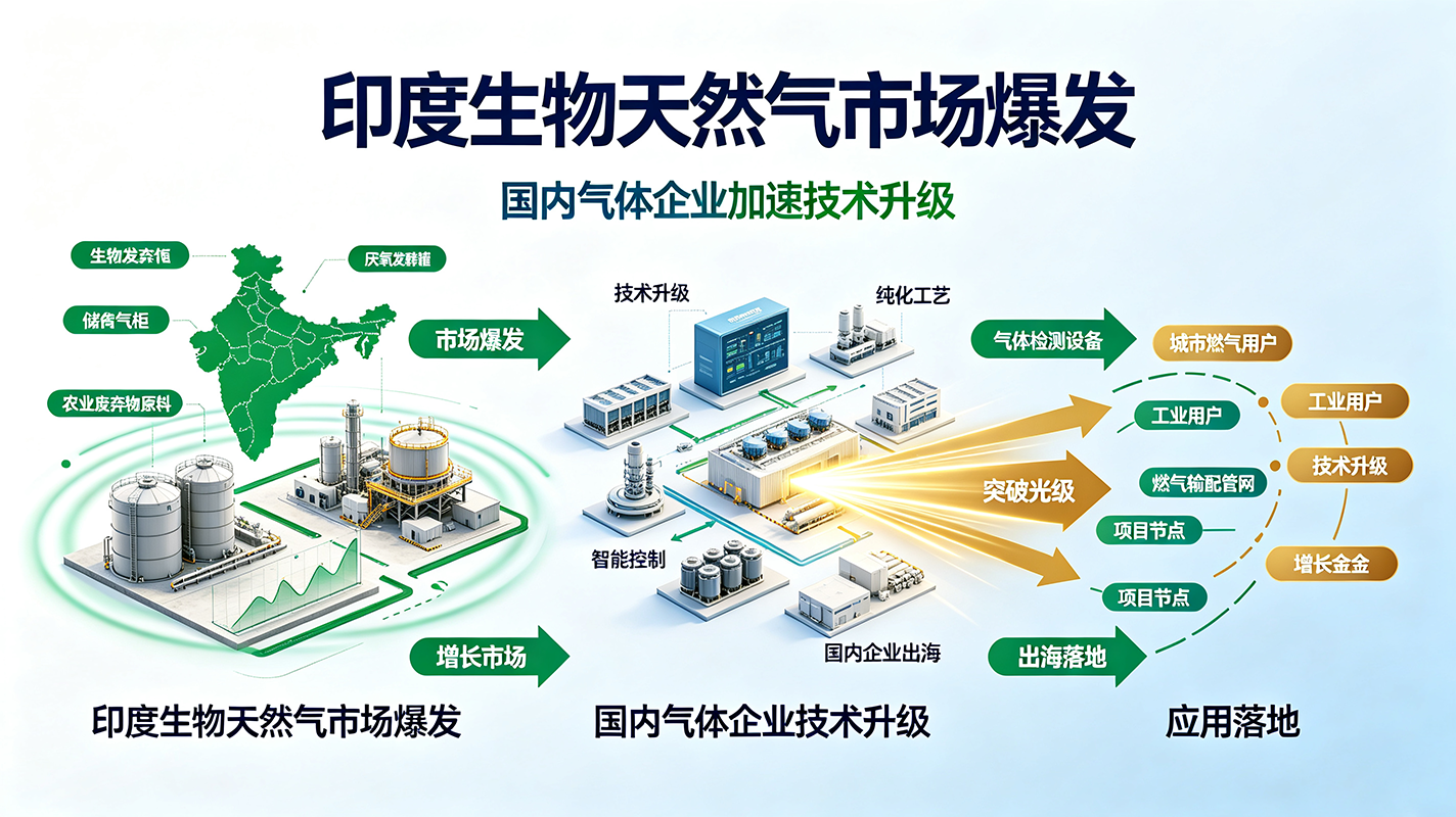 金砖峰会聚焦绿色能源：印度生物天然气市场爆发，国内气体企业加速技术升级
