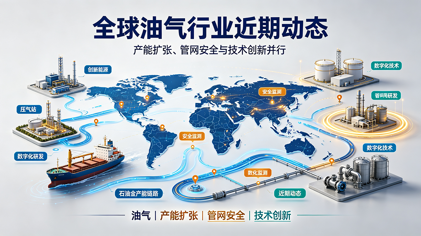 全球油气行业近期动态:产能扩张、管网安全与技术创新并行