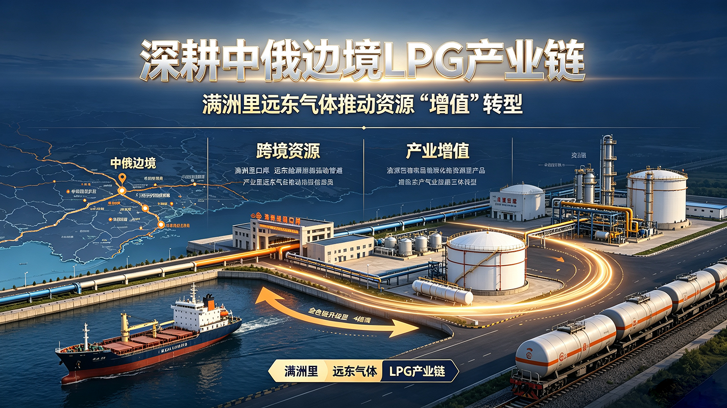 深耕中俄边境LPG产业链，满洲里远东气体推动资源“增值”转型