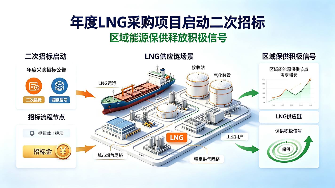 年度LNG采购项目启动二次招标，区域能源保供释放积极信号