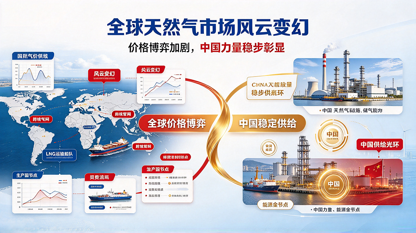 全球天然气市场风云变幻:价格博弈加剧,中国力量稳步彰显