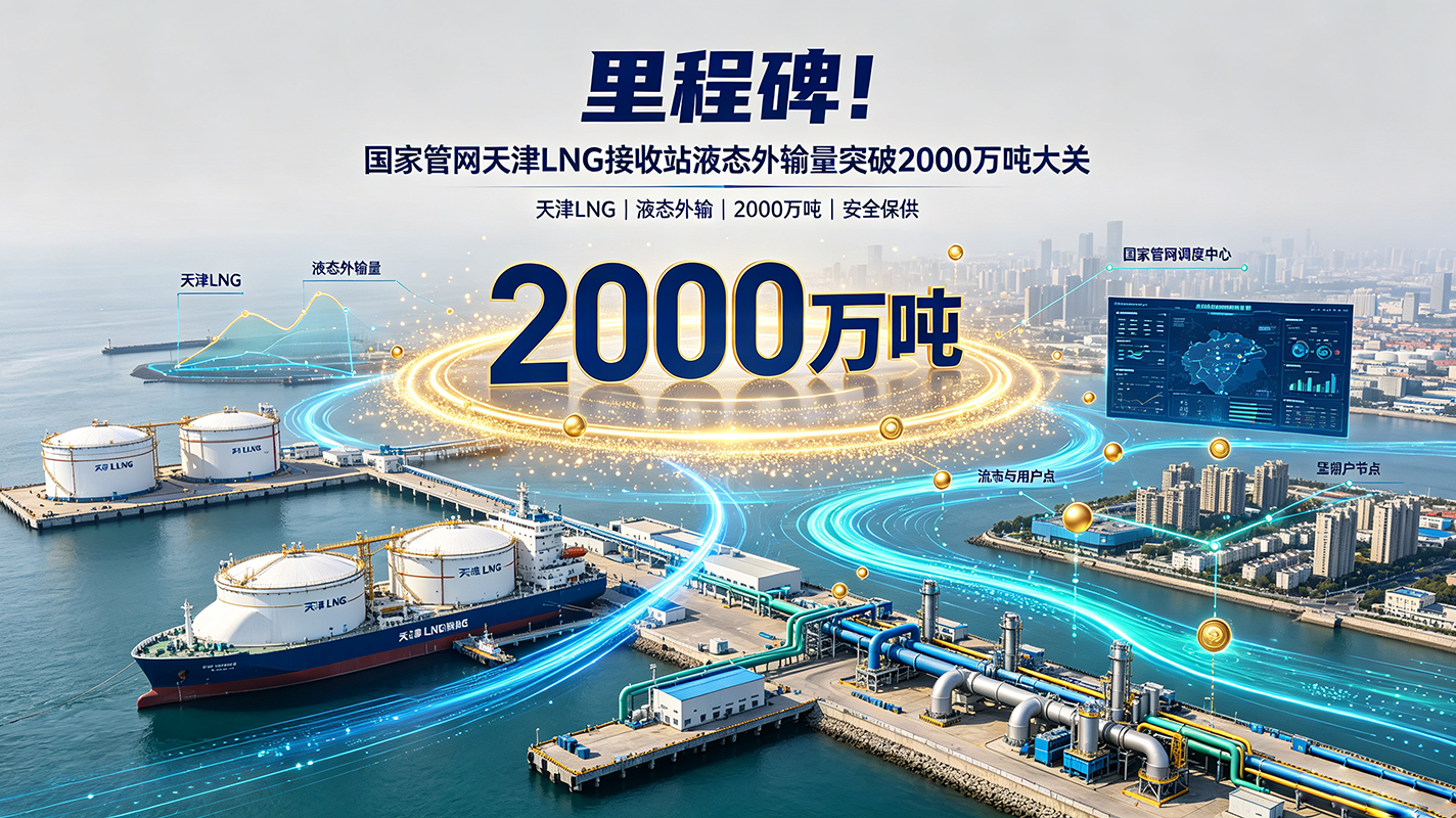 里程碑!国家管网天津LNG接收站液态外输量突破2000万吨大关