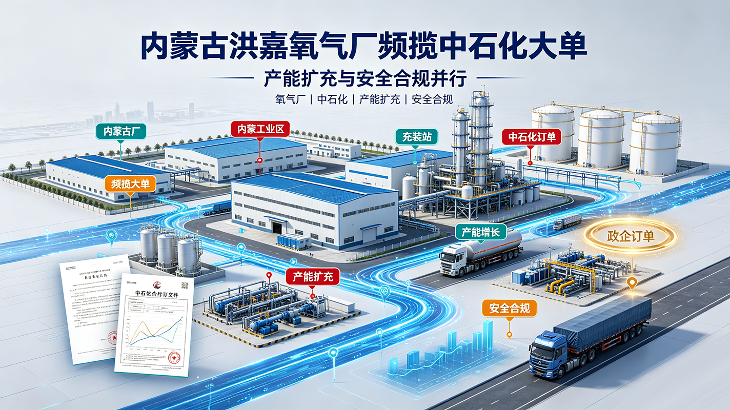 内蒙古洪嘉氧气厂频揽中石化大单，产能扩充与安全合规并行