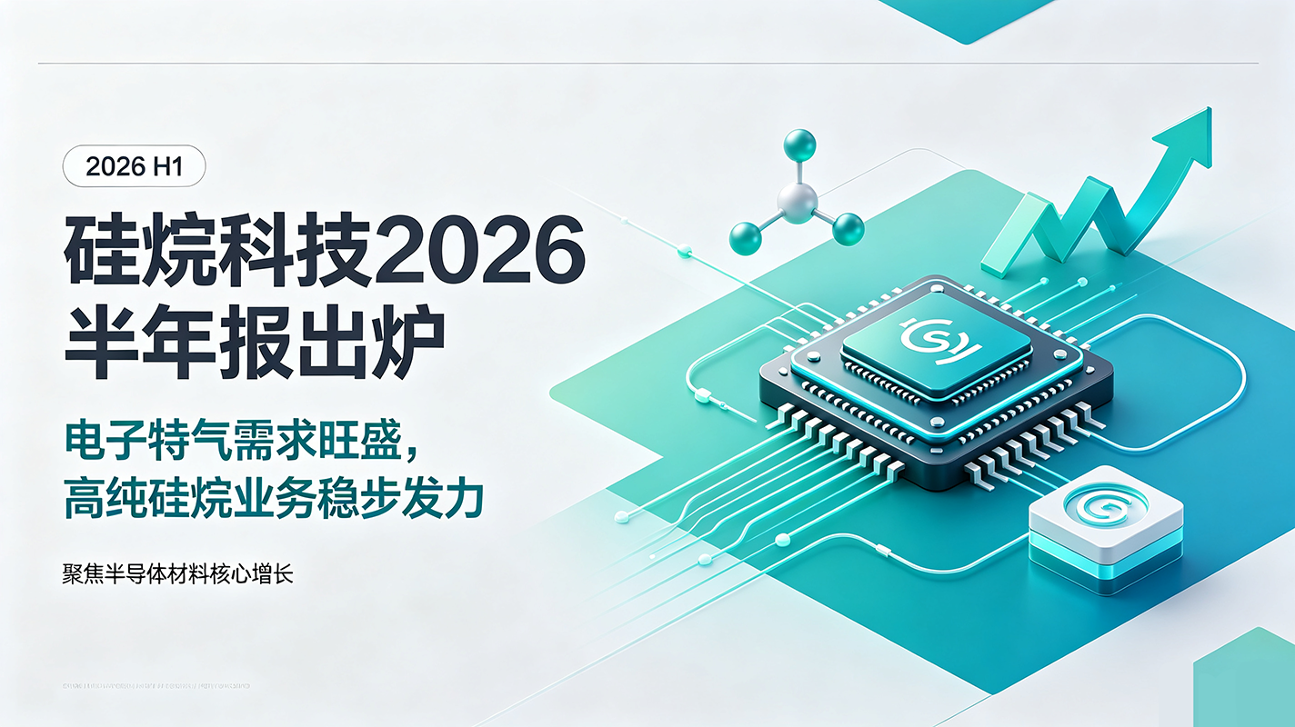 硅烷科技2026半年报出炉:电子特气需求旺盛,高纯硅烷业务稳步发力