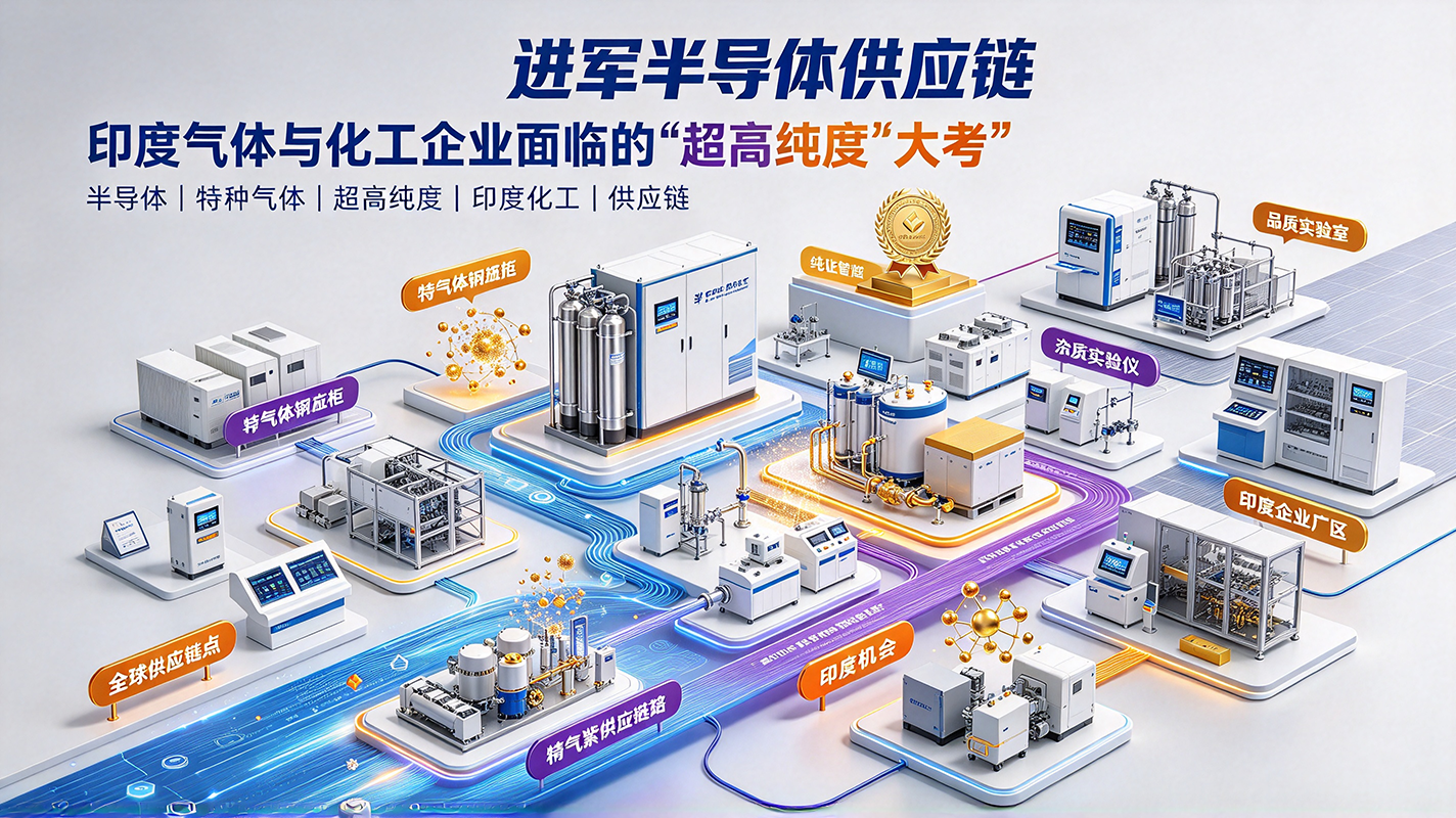 进军半导体供应链:印度气体与化工企业面临的“超高纯度”大考