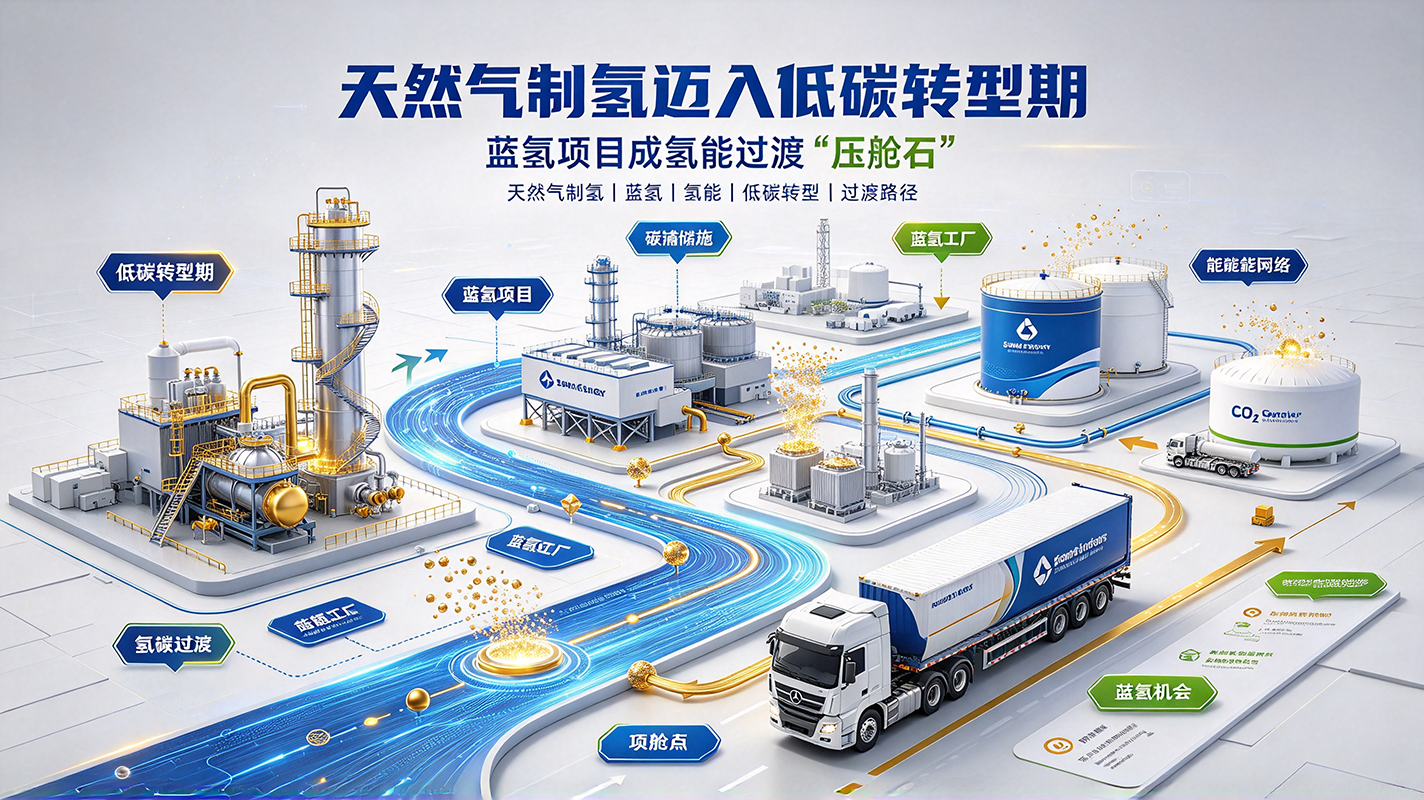 天然气制氢迈入低碳转型期,蓝氢项目成氢能过渡“压舱石”