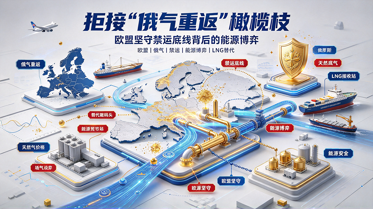 拒接“俄气重返”橄榄枝,欧盟坚守禁运底线背后的能源博弈