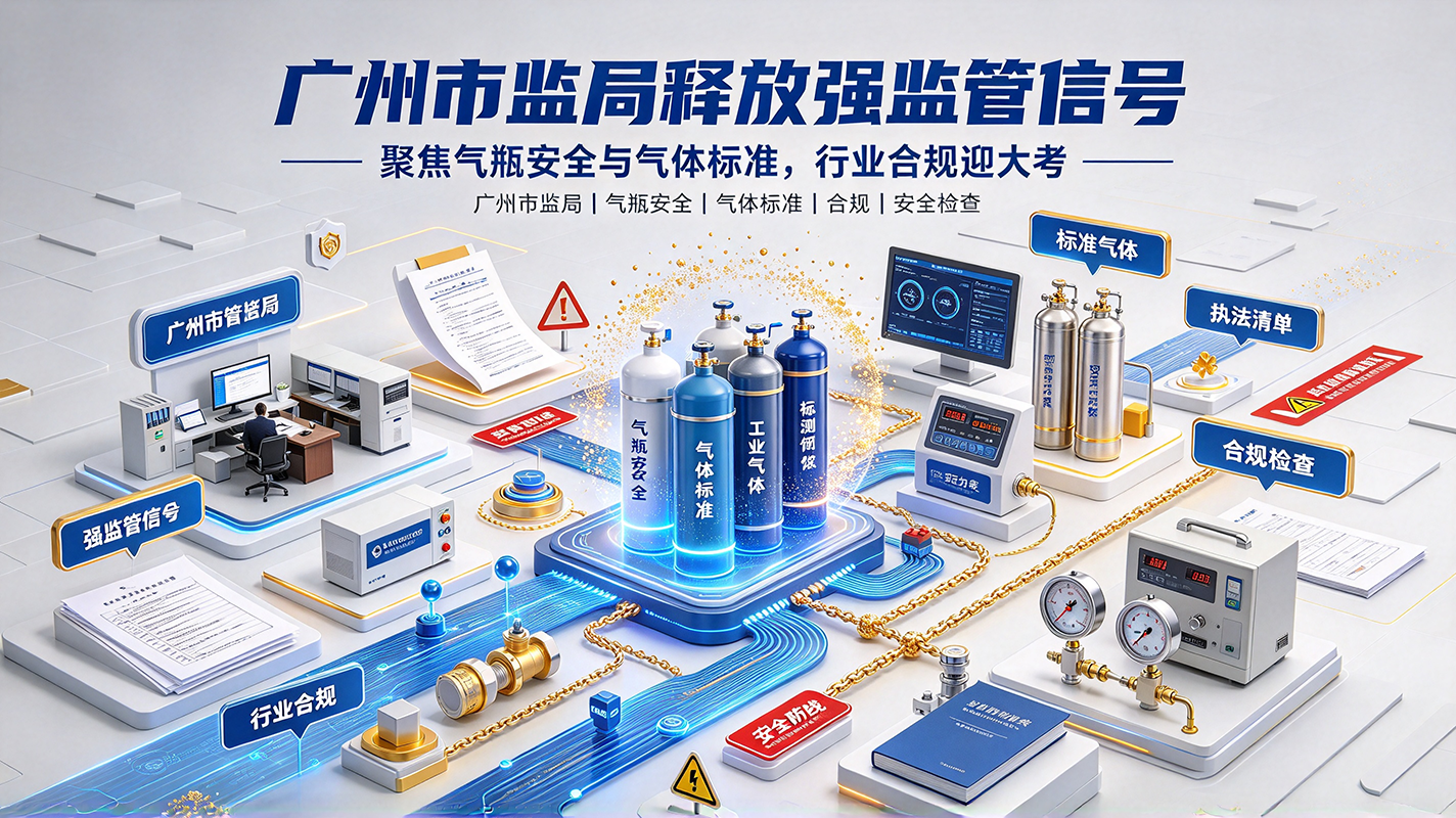 广州市监局释放强监管信号:聚焦气瓶安全与气体标准,行业合规迎大考