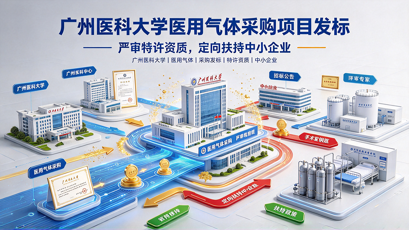 广州医科大学医用气体采购项目发标：严审特许资质，定向扶持中小企业