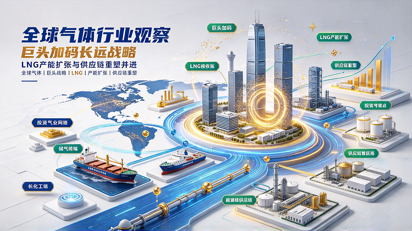 全球气体行业观察:巨头加码长远战略,LNG产能扩张与供应链重塑并进