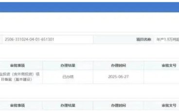 浙江普锐斯气体公司超纯电子绿色特气项目获备案，年产1.9万吨