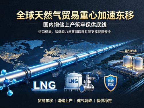 全球天然气贸易重心加速东移，国内增储上产筑牢保供底线
