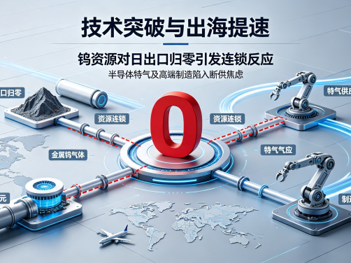 钨资源对日出口归零引发连锁反应，半导体特气及高端制造陷入断供焦虑